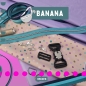 Preview: Materialpaket Dots "Banana" 4 Größen